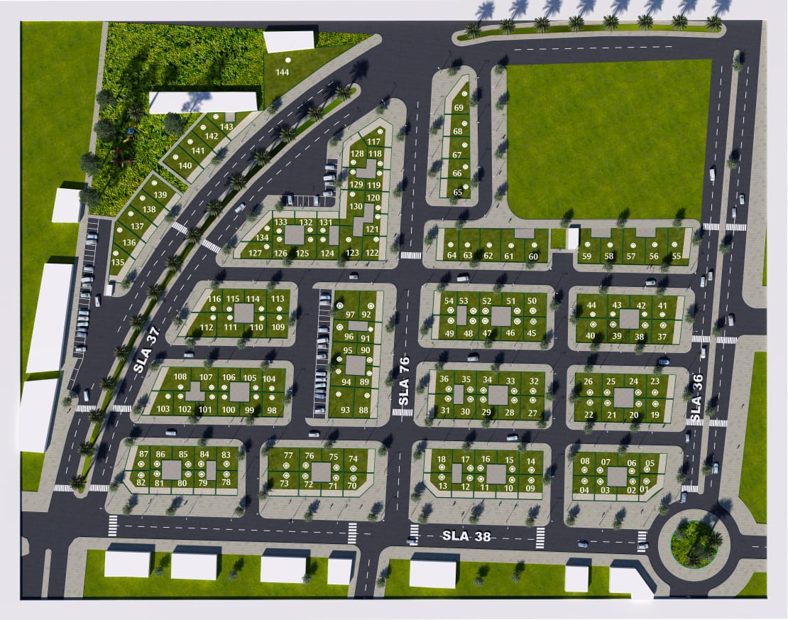 Lotissement Riad Salam - Plan de Masse