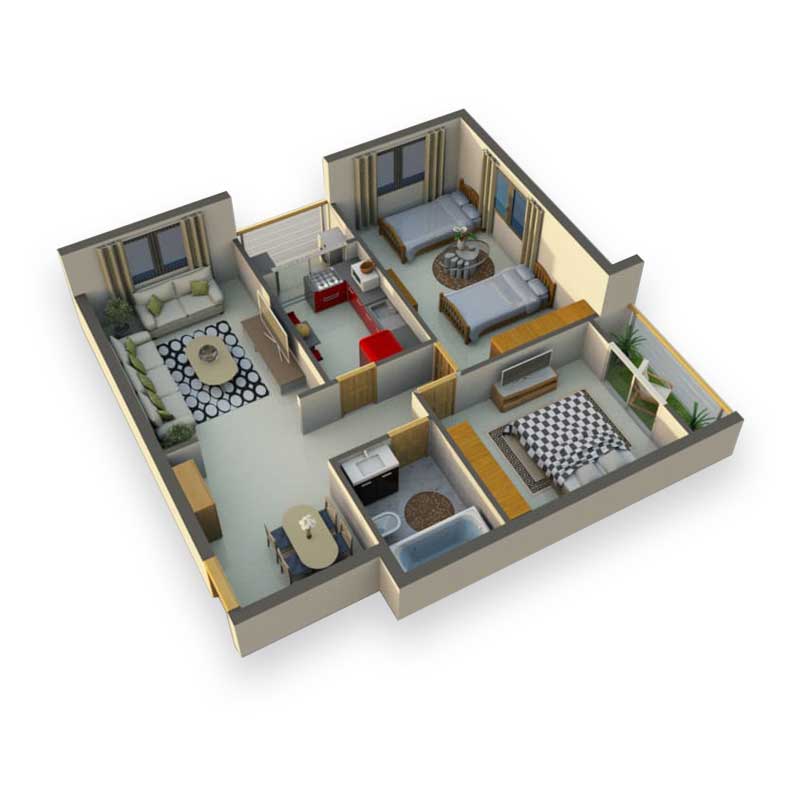 3D Floor Plan 2